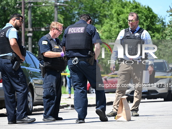 A 36-year-old male victim is being shot multiple times and killed in Chicago, Illinois, United States, on June 9, 2024. At approximately 8:3...