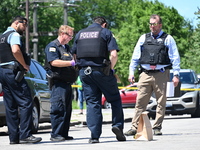 A 36-year-old male victim is being shot multiple times and killed in Chicago, Illinois, United States, on June 9, 2024. At approximately 8:3...