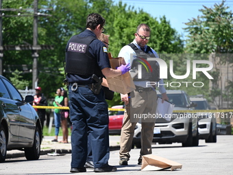 A 36-year-old male victim is being shot multiple times and killed in Chicago, Illinois, United States, on June 9, 2024. At approximately 8:3...