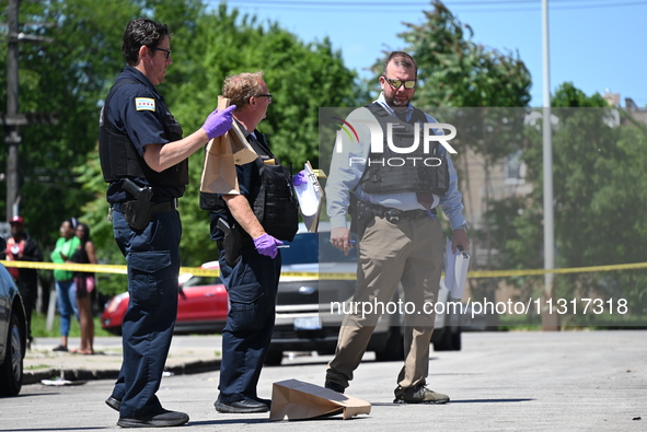 A 36-year-old male victim is being shot multiple times and killed in Chicago, Illinois, United States, on June 9, 2024. At approximately 8:3...