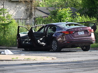 A 28-year-old male victim is being shot multiple times and killed in a shooting in Chicago, Illinois, United States, on June 9, 2024. At app...