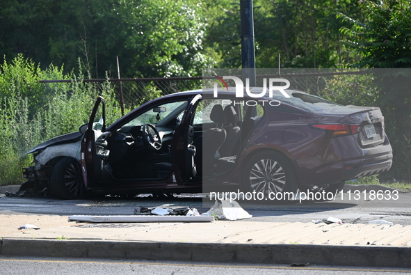 A 28-year-old male victim is being shot multiple times and killed in a shooting in Chicago, Illinois, United States, on June 9, 2024. At app...