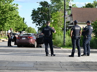 A 28-year-old male victim is being shot multiple times and killed in a shooting in Chicago, Illinois, United States, on June 9, 2024. At app...