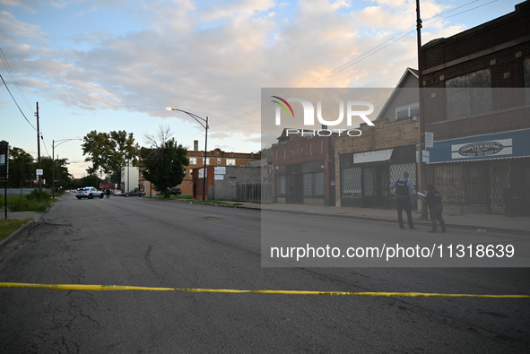 Two people are being injured in a shooting in Chicago, Illinois, United States, on June 9, 2024. At approximately 6:37 p.m., Sunday evening...