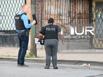 Two people are being injured in a shooting in Chicago, Illinois, United States, on June 9, 2024. At approximately 6:37 p.m., Sunday evening...