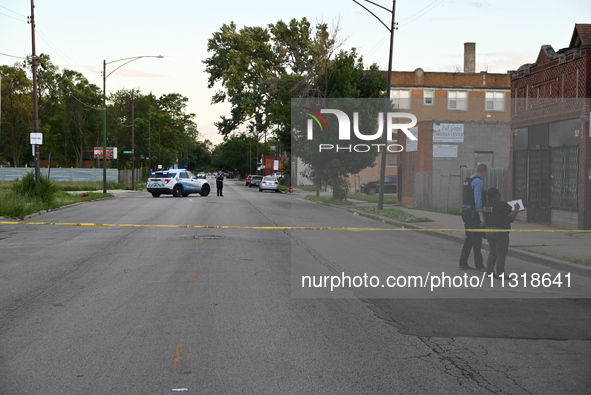 Two people are being injured in a shooting in Chicago, Illinois, United States, on June 9, 2024. At approximately 6:37 p.m., Sunday evening...