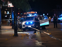 Two people are being shot, with one person dead, in a shooting in Chicago, Illinois, United States, on June 9, 2024. At approximately 8:32 p...