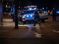 Two people are being shot, with one person dead, in a shooting in Chicago, Illinois, United States, on June 9, 2024. At approximately 8:32 p...