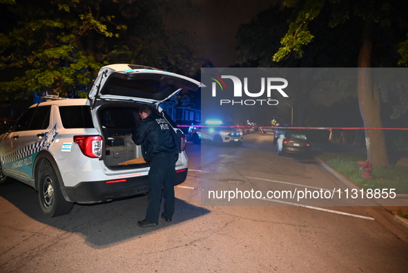 A 22-year-old female is being critically wounded in a shooting in Chicago, Illinois, United States, on June 9, 2024. At approximately 11:43...