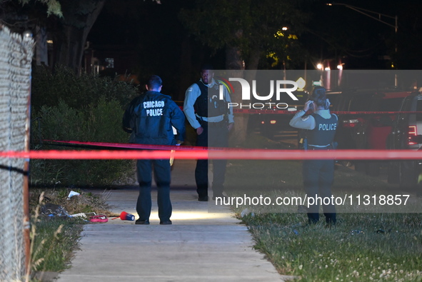 A 22-year-old female is being critically wounded in a shooting in Chicago, Illinois, United States, on June 9, 2024. At approximately 11:43...