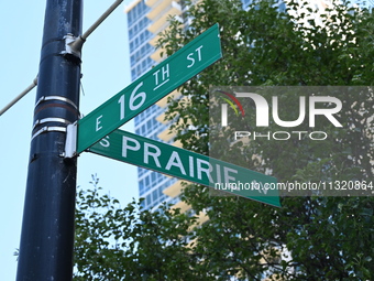 Police are present outside 1600 S. Prairie Avenue in Chicago, Illinois, United States, on June 10, 2024. Chicago police are on the scene at...