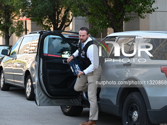 Chicago police are investigating at the apartment complex. Police presence is outside 1600 S. Prairie Avenue in Chicago, Illinois, United St...