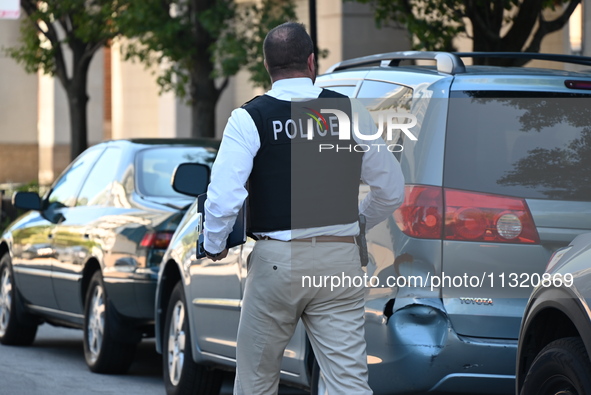 Chicago police are investigating at the apartment complex. Police presence is outside 1600 S. Prairie Avenue in Chicago, Illinois, United St...