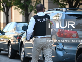 Chicago police are investigating at the apartment complex. Police presence is outside 1600 S. Prairie Avenue in Chicago, Illinois, United St...