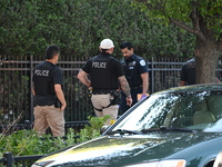 Chicago police are investigating at the apartment complex. Police presence is outside 1600 S. Prairie Avenue in Chicago, Illinois, United St...