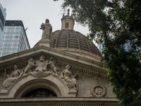 A statue of Lady Justice is standing at The Court of Final Appeal in Hong Kong, on June 11, 2024. (