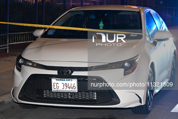 An 18-year-old male is being seriously injured in a shooting in Chicago, Illinois, United States, on June 10, 2024. At approximately 11:20 p...