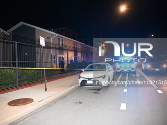 An 18-year-old male is being seriously injured in a shooting in Chicago, Illinois, United States, on June 10, 2024. At approximately 11:20 p...