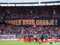 Netherland players during the international friendly match between Netherlands and Iceland at De Kuip on June 10, 2024 in Rotterdam, Netherl...