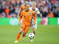 Xavi Simons Attacking Midfield of Netherland and RB Leipzig during the international friendly match between Netherlands and Iceland at De Ku...