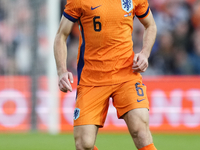 Stefan de Vrij Centre-Back of Netherland and Inter Milan during the international friendly match between Netherlands and Iceland at De Kuip...