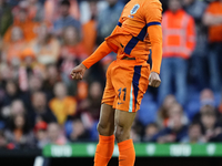 Cody Gakpo Left Winger of Netherland and Liverpool FC during the international friendly match between Netherlands and Iceland at De Kuip on...