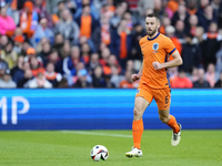 Stefan de Vrij Centre-Back of Netherland and Inter Milan during the international friendly match between Netherlands and Iceland at De Kuip...