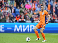 Stefan de Vrij Centre-Back of Netherland and Inter Milan during the international friendly match between Netherlands and Iceland at De Kuip...