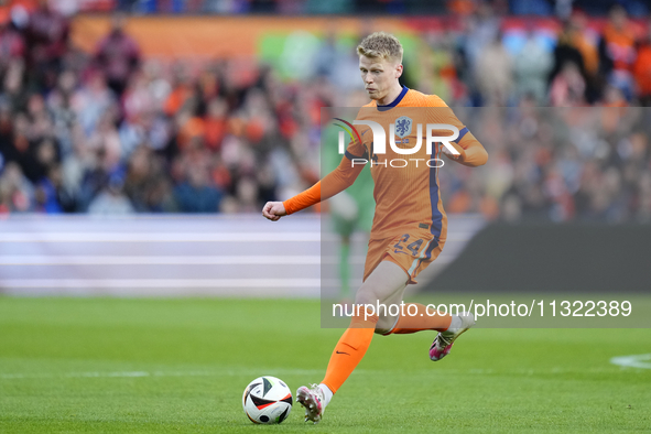 Jerdy Schouten Defensive Midfield of Netherland and PSV Eindhoven during the international friendly match between Netherlands and Iceland at...