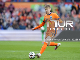 Jerdy Schouten Defensive Midfield of Netherland and PSV Eindhoven during the international friendly match between Netherlands and Iceland at...