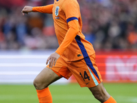 Tijjani Reijnders Central Midfield of Netherland and AC Milan during the international friendly match between Netherlands and Iceland at De...