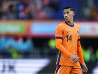 Tijjani Reijnders Central Midfield of Netherland and AC Milan during the international friendly match between Netherlands and Iceland at De...