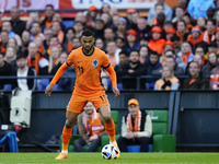 Cody Gakpo Left Winger of Netherland and Liverpool FC during the international friendly match between Netherlands and Iceland at De Kuip on...