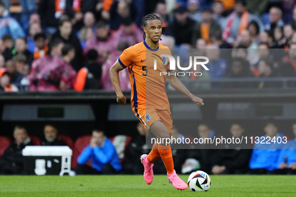 Nathan Ake Centre-Back of Netherland and Manchester City during the international friendly match between Netherlands and Iceland at De Kuip...