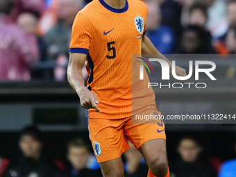 Nathan Ake Centre-Back of Netherland and Manchester City during the international friendly match between Netherlands and Iceland at De Kuip...