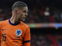 Joey Veerman Central Midfield of Netherland and PSV Eindhoven during the international friendly match between Netherlands and Iceland at De...