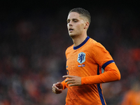 Joey Veerman Central Midfield of Netherland and PSV Eindhoven during the international friendly match between Netherlands and Iceland at De...