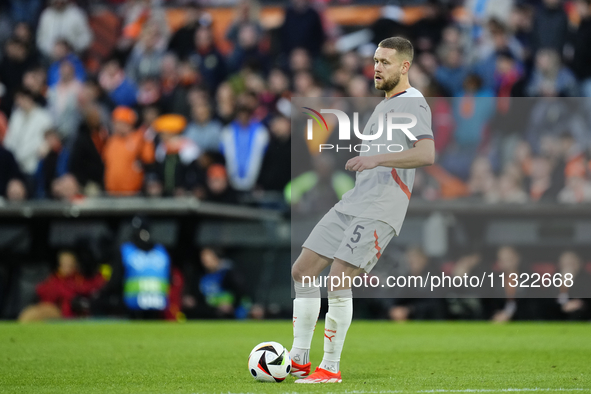 Sverrir Ingi Ingason Centre-Back of Iceland and FC Midtjylland during the international friendly match between Netherlands and Iceland at De...