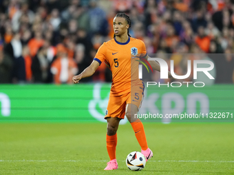 Nathan Ake Centre-Back of Netherland and Manchester City during the international friendly match between Netherlands and Iceland at De Kuip...