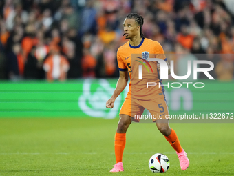 Nathan Ake Centre-Back of Netherland and Manchester City during the international friendly match between Netherlands and Iceland at De Kuip...