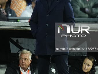 Ronald Koeman head coach of Netherland during the international friendly match between Netherlands and Iceland at De Kuip on June 10, 2024 i...