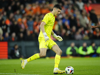 Hakon Rafn Valdimarsson Goalkeeper of Iceland and Brentford FC during the international friendly match between Netherlands and Iceland at De...