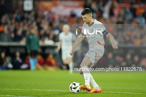 Johann Berg Gudmundsson Right Winger of Iceland and Burnley FC during the international friendly match between Netherlands and Iceland at De...