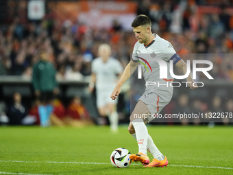 Johann Berg Gudmundsson Right Winger of Iceland and Burnley FC during the international friendly match between Netherlands and Iceland at De...