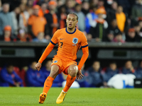 Xavi Simons Attacking Midfield of Netherland and RB Leipzig during the international friendly match between Netherlands and Iceland at De Ku...