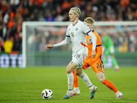 Stefan Teitur Thordarson Central Midfield of Iceland and Silkeborg IF during the international friendly match between Netherlands and Icelan...