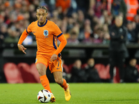 Xavi Simons Attacking Midfield of Netherland and RB Leipzig during the international friendly match between Netherlands and Iceland at De Ku...