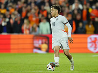 Mikael Anderson Left Winger of Iceland and Aarhus GF during the international friendly match between Netherlands and Iceland at De Kuip on J...