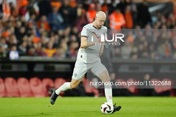 Valgeir Lunddal Fridriksson Right-Back of Iceland and BK Hacken during the international friendly match between Netherlands and Iceland at D...