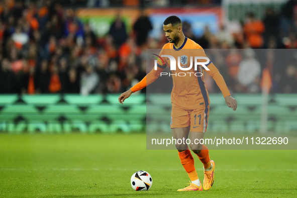 Cody Gakpo Left Winger of Netherland and Liverpool FC during the international friendly match between Netherlands and Iceland at De Kuip on...